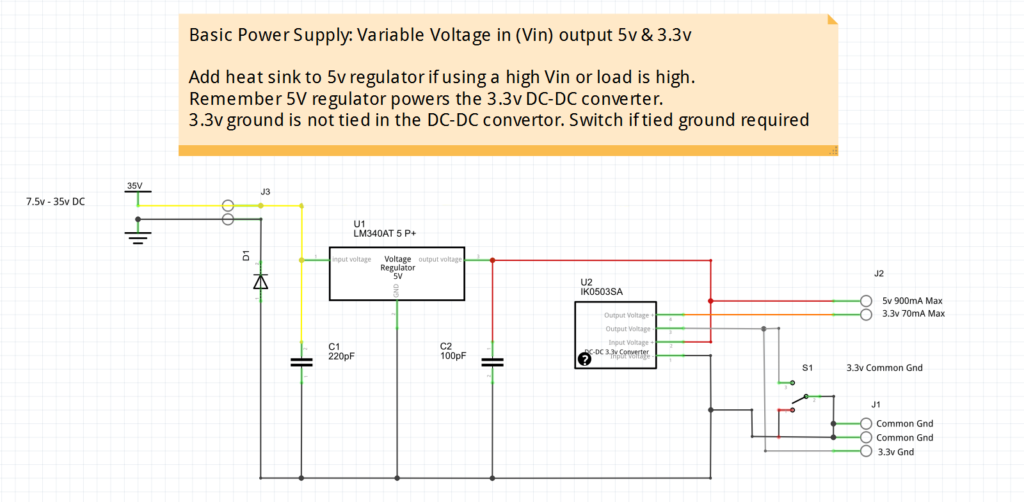 Power Supply Schematic Diagram