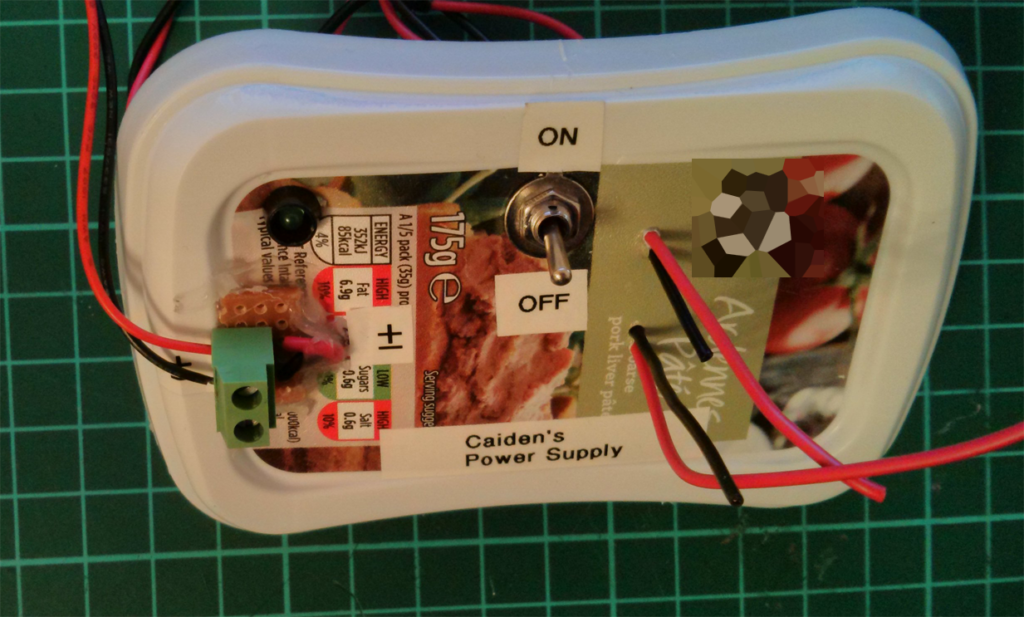 Power Supply Lid. (Top)